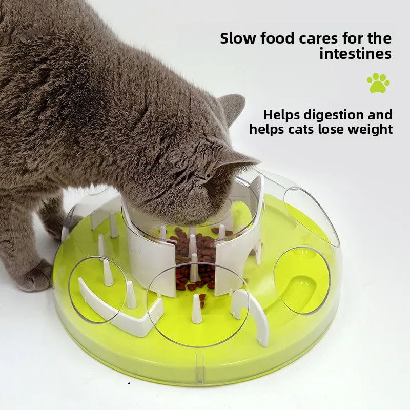 Cat toys, maze feeding interactive DIY cat toys consume energy and prevent choking cat supplies
