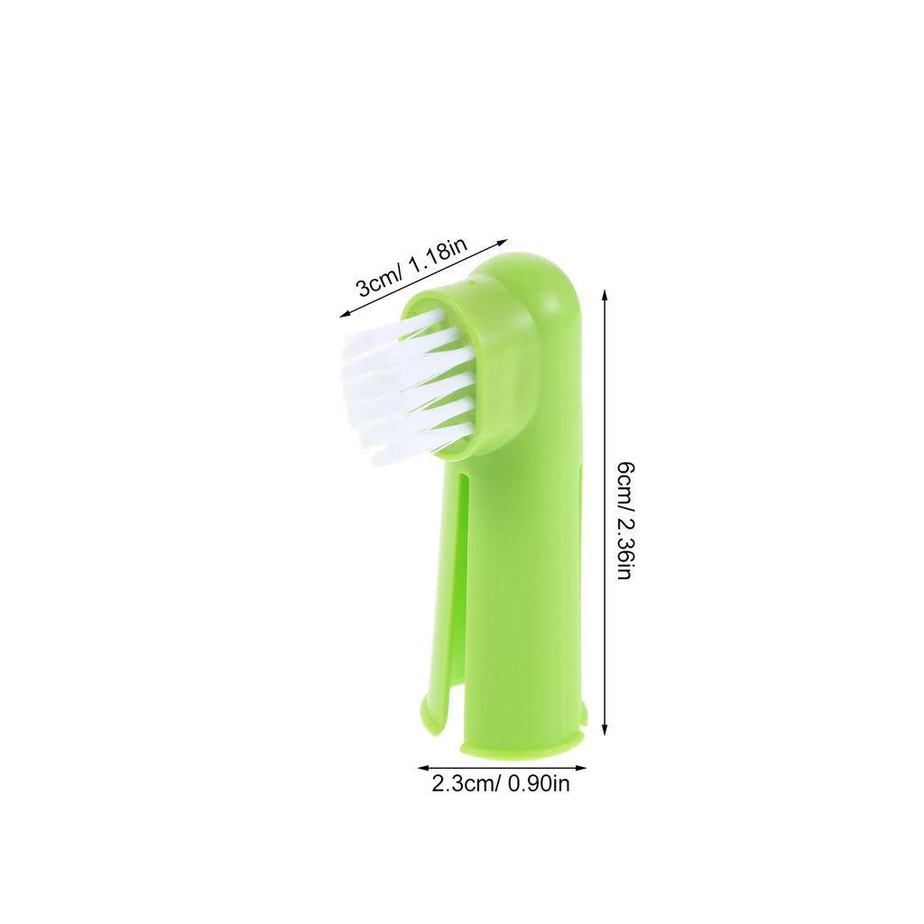50Pcs Pet Finger Toothbrush Silicone Dog Cat Tooth Brush Soft Bristle for Small Large Breeds Puppy Kitten Oral Care Dental